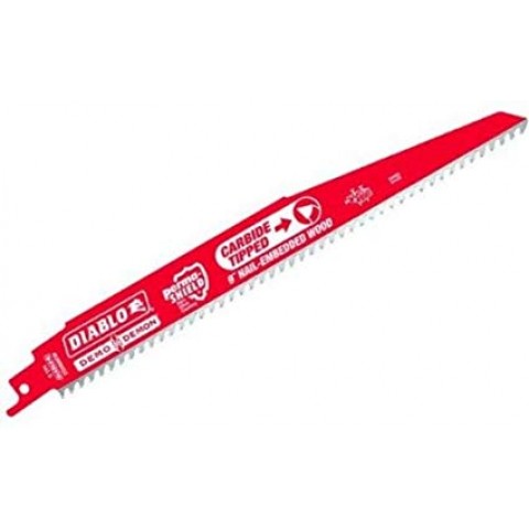 Diablo 9 in. x 6/9 Teeth per in. Demo Demon Reciprocating Saw Blade for Nail Embedded Wood ** CALL STORE FOR AVAILABILITY AND TO PLACE ORDER ** Diablo 9 in. x 6/9 Teeth per in. Demo Demon Reciprocating Saw Blade for Nail Embedded Wood ** CALL STORE FOR AVAILABILITY AND TO PLACE ORDER **